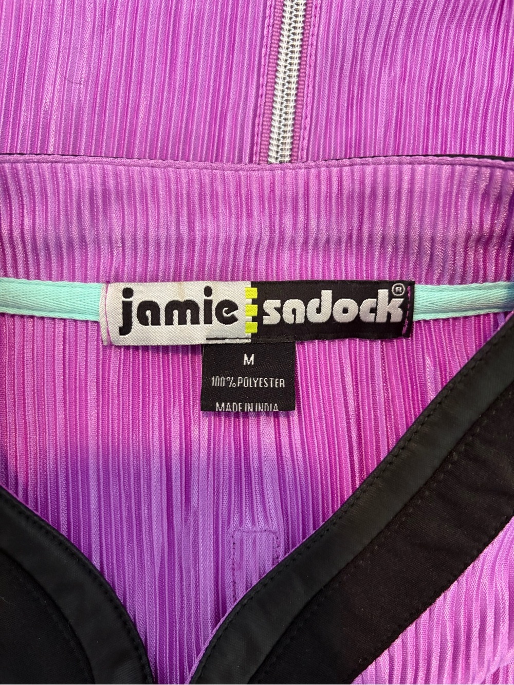 Jamie Sadock 2 Pc Golf Set Purple Pleated Top M Jacket L Mixed Sizes - Picture 5 of 5